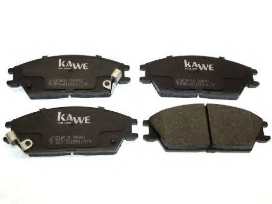 KAWE 810010 Комплект гальмівних колодок, дискове гальмо