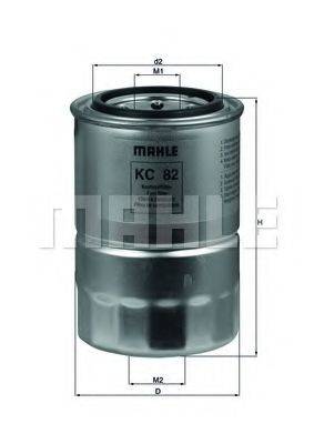 MAHLE ORIGINAL KC82D Топливный фильтр