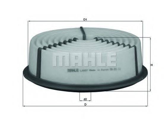 MAHLE ORIGINAL LX837 Воздушный фильтр