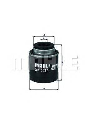 MAHLE ORIGINAL OC5934 Масляный фильтр