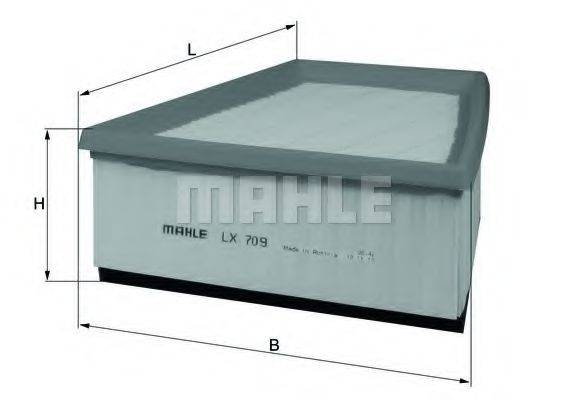 MAHLE ORIGINAL LX709 Воздушный фильтр