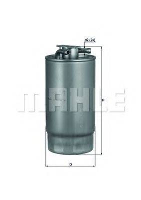 MAHLE ORIGINAL KL1601 Топливный фильтр