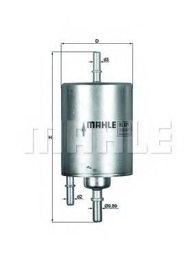MAHLE ORIGINAL KL571 Топливный фильтр