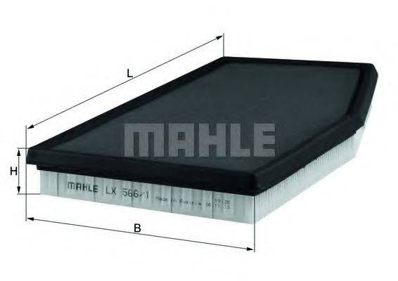 MAHLE ORIGINAL LX5661 Воздушный фильтр