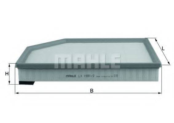 MAHLE ORIGINAL LX15912 Повітряний фільтр