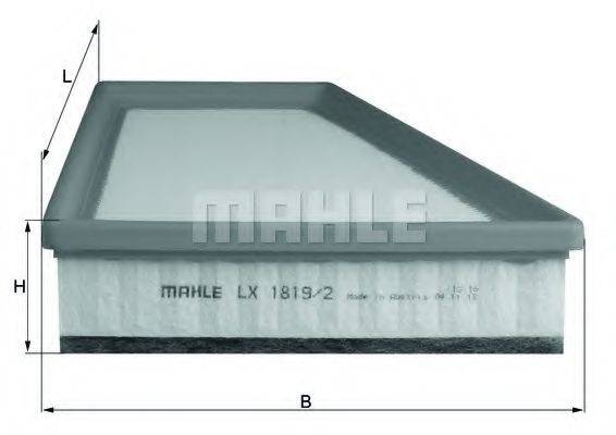 MAHLE ORIGINAL LX18192 Воздушный фильтр
