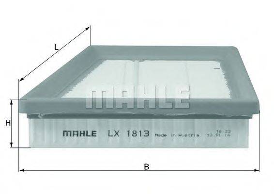 MAHLE ORIGINAL LX1813 Воздушный фильтр