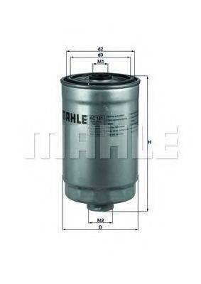 MAHLE ORIGINAL KC181 Топливный фильтр
