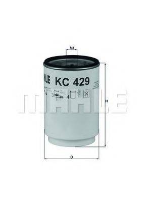 MAHLE ORIGINAL KC429D Топливный фильтр