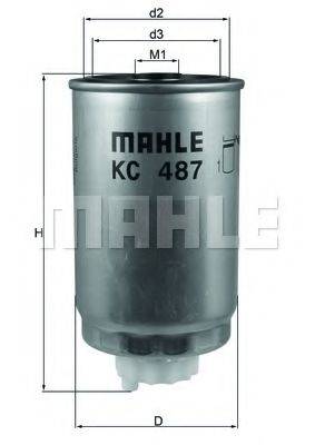 MAHLE ORIGINAL KC487 Топливный фильтр