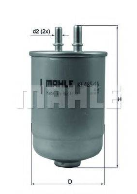 MAHLE ORIGINAL KL48516D Топливный фильтр