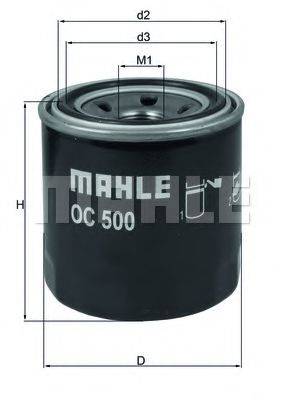Масляний фільтр MAHLE ORIGINAL OC 500