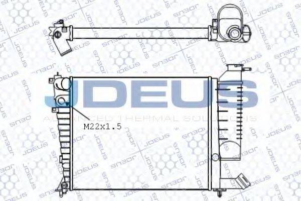 Радіатор, охолодження двигуна JDEUS 007M22