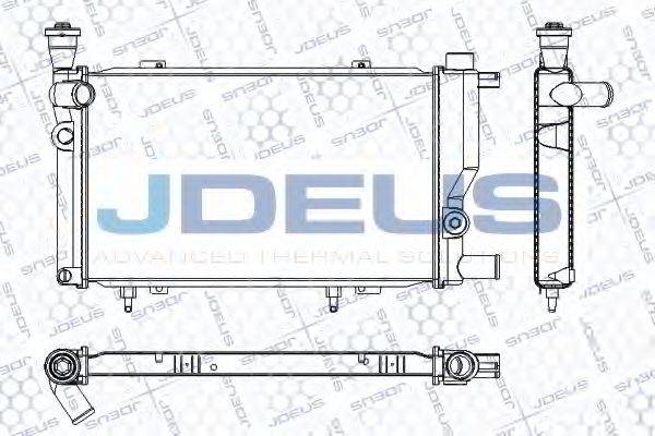 Радіатор, охолодження двигуна JDEUS RA0210241