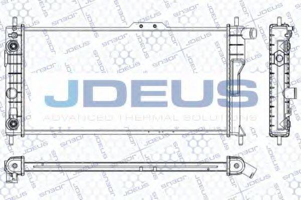 JDEUS RA0200501 Радиатор, охлаждение двигателя
