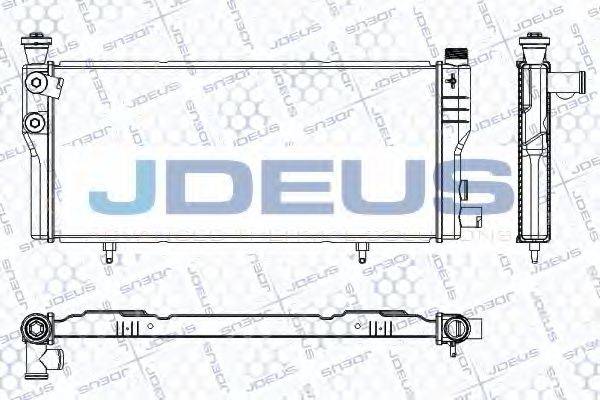 JDEUS RA0210211 Радиатор, охлаждение двигателя
