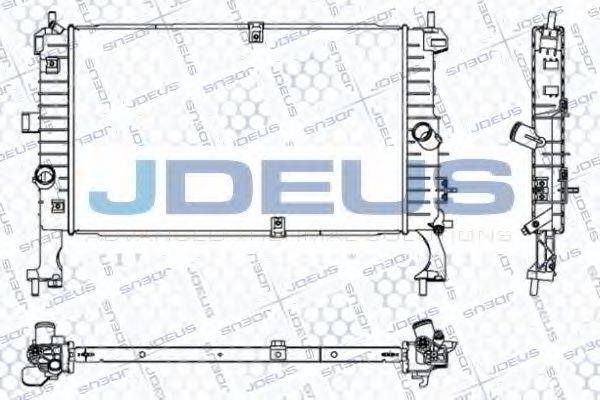 JDEUS 020M04 Радиатор, охлаждение двигателя