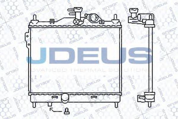 JDEUS 054M20 Радиатор, охлаждение двигателя
