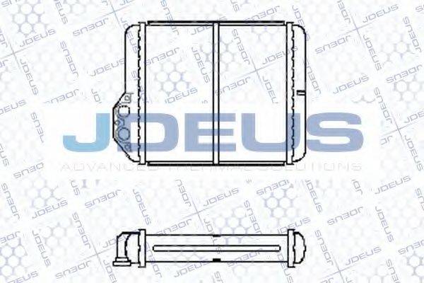 JDEUS 231M02 Теплообменник, отопление салона