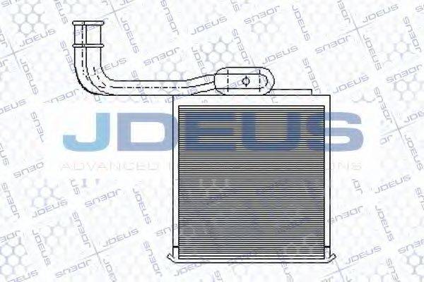 Теплообмінник, опалення салону JDEUS 242M01