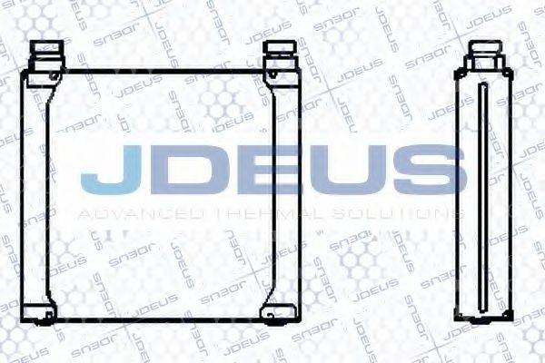 JDEUS 423V35 масляный радиатор, двигательное масло