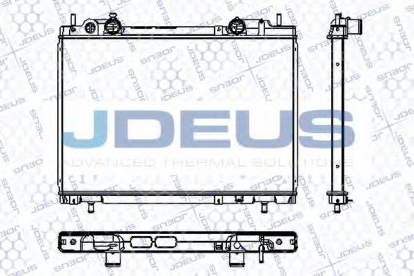 JDEUS RA0110450 Радиатор, охлаждение двигателя