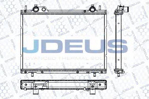 JDEUS RA0110510 Радиатор, охлаждение двигателя