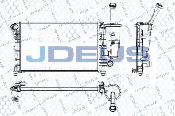 JDEUS RA0111030 Радіатор, охолодження двигуна