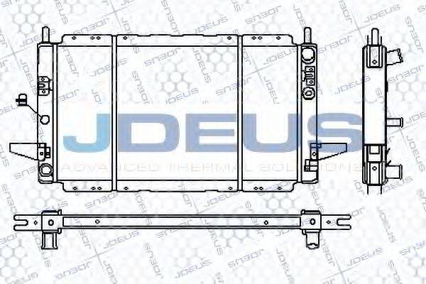Радиатор, охлаждение двигателя JDEUS RA0120600