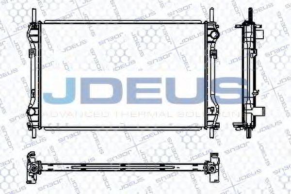 Радиатор, охлаждение двигателя JDEUS RA0121010