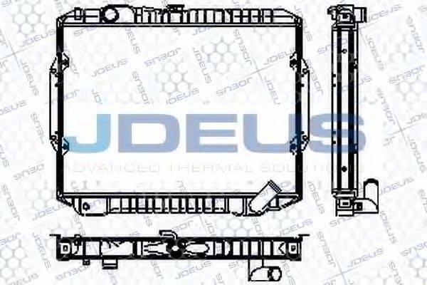 JDEUS RA0180080 Радиатор, охлаждение двигателя