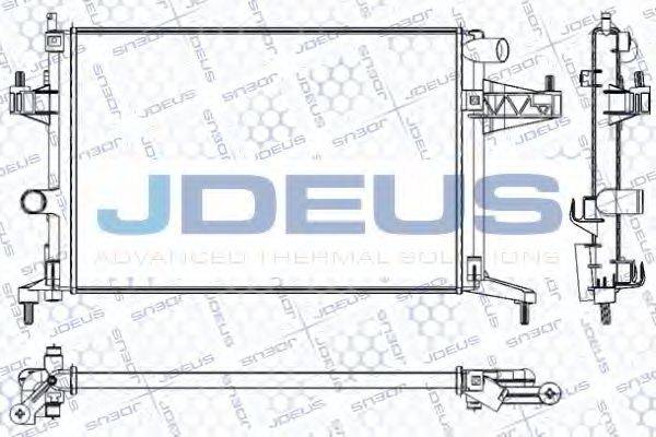 JDEUS RA0200710 Радиатор, охлаждение двигателя