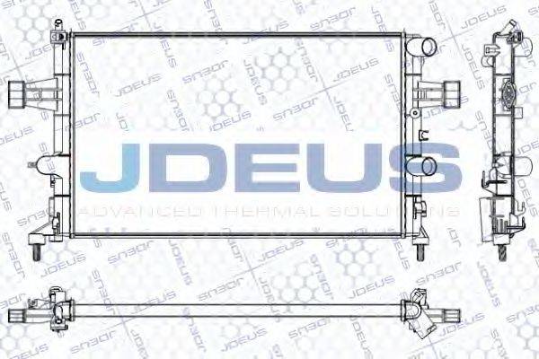 JDEUS RA0200750 Радіатор, охолодження двигуна