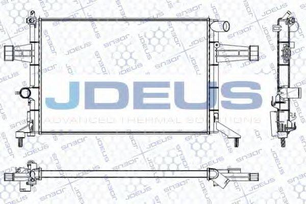 JDEUS RA0200760 Радиатор, охлаждение двигателя