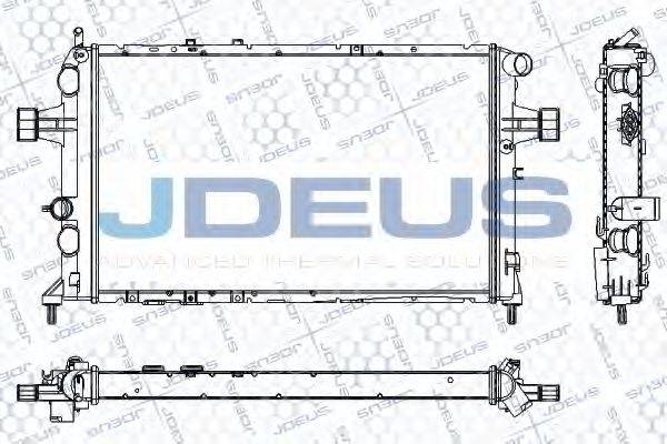 JDEUS RA0200820 Радиатор, охлаждение двигателя
