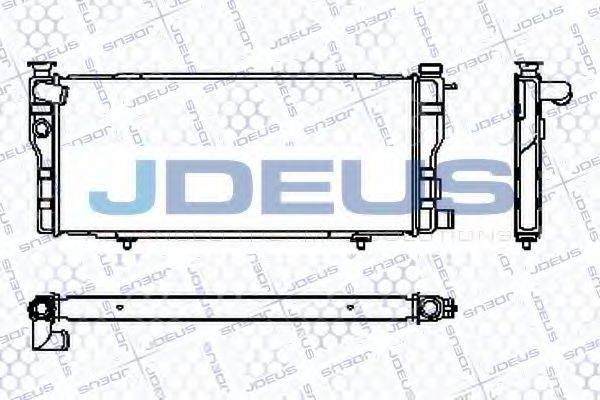 JDEUS RA0210210 Радиатор, охлаждение двигателя