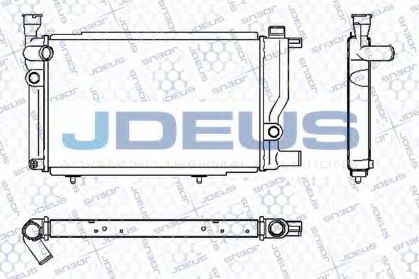 JDEUS RA0210240 Радиатор, охлаждение двигателя