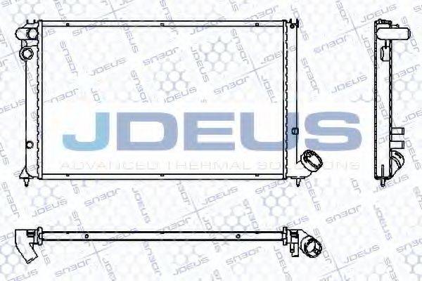 JDEUS RA0210250 Радиатор, охлаждение двигателя