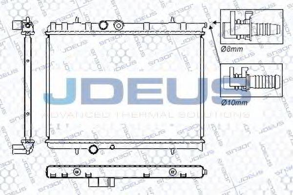 Радіатор, охолодження двигуна JDEUS RA0210321