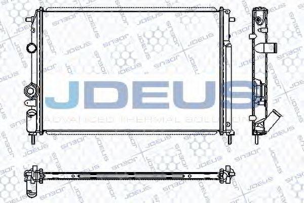 JDEUS RA0230600 Радиатор, охлаждение двигателя