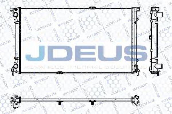 JDEUS RA0230790 Радиатор, охлаждение двигателя
