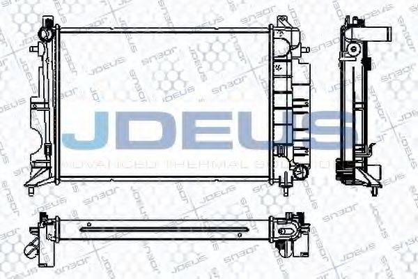 JDEUS RA0240150 Радиатор, охлаждение двигателя