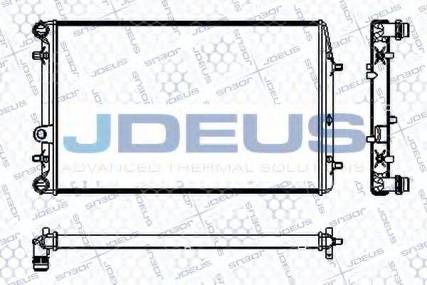 JDEUS RA0250080 Радиатор, охлаждение двигателя