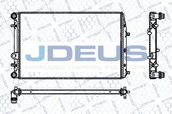 JDEUS RA0250110 Радиатор, охлаждение двигателя