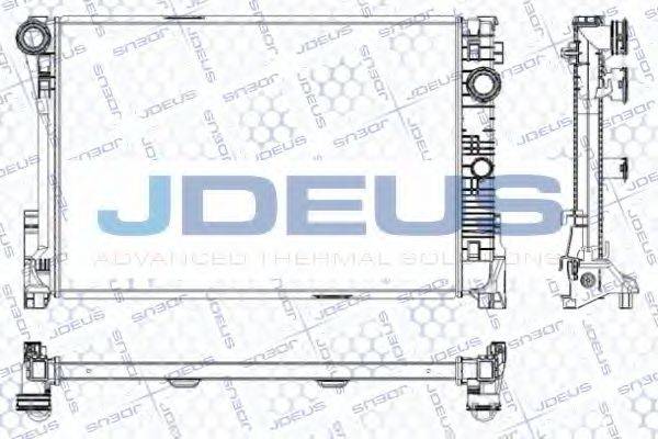 JDEUS RA0170820 Радиатор, охлаждение двигателя