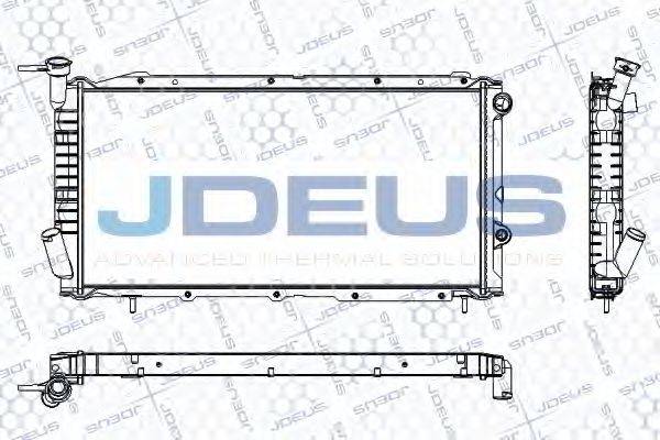 JDEUS RA0260051 Радиатор, охлаждение двигателя