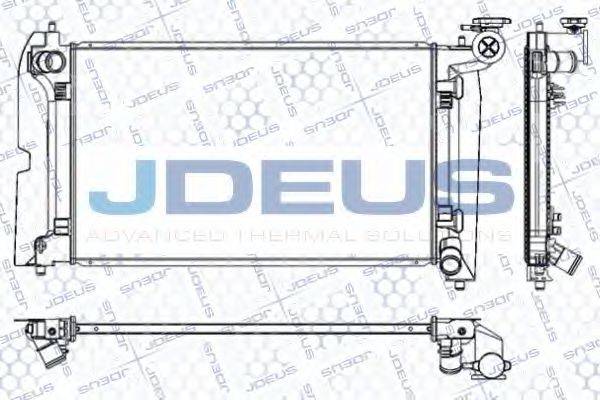 JDEUS RA0280090 Радиатор, охлаждение двигателя