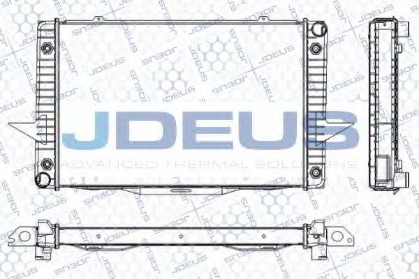 JDEUS RA0310480 Радиатор, охлаждение двигателя