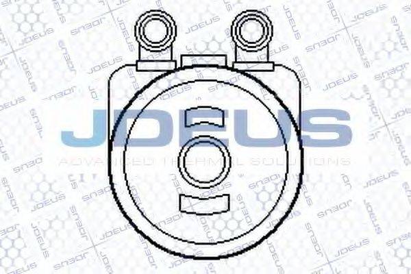 JDEUS 407M37 масляный радиатор, двигательное масло