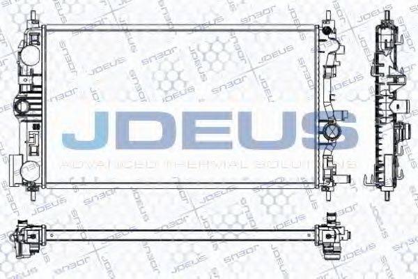 JDEUS RA0201030 Радіатор, охолодження двигуна